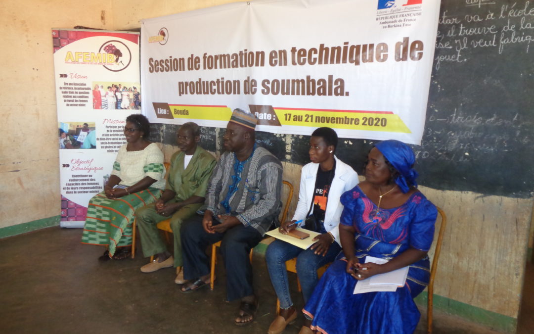 L’AFEMIB RENFORCE LES CAPACITES DE 35 FEMMES EN TECHNIQUE DE PRODUCTION DU SOUMBALA